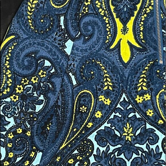 PLENTY TRACY REESE Anthropologie Fit Flare Mini Skater Dress Paisley Pockets 4P - Picture 12 of 13